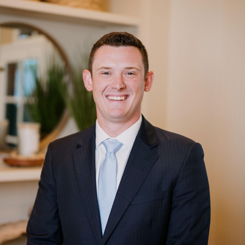 A professional headshot of Dalton Horstmeier, capturing his distinct features, confident expression, and professional demeanor, presenting him in a polished and approachable manner.
